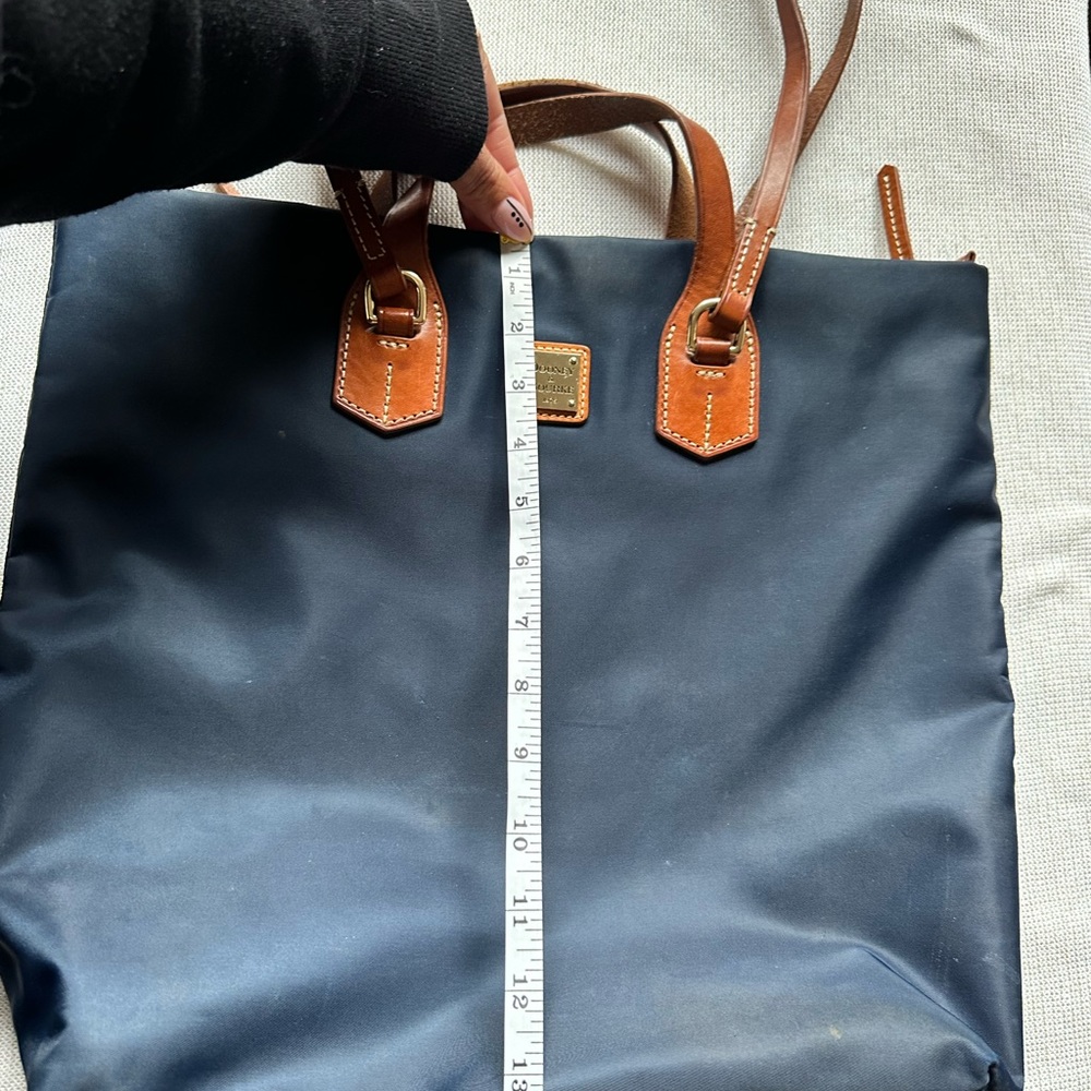 Dooney & Bourke Windham Nylon Leighton Tote in Dark Navy Blue - Picture 14 of 16
